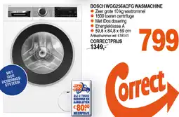 Correct BOSCH WGG256ACFG WASMACHINE aanbieding