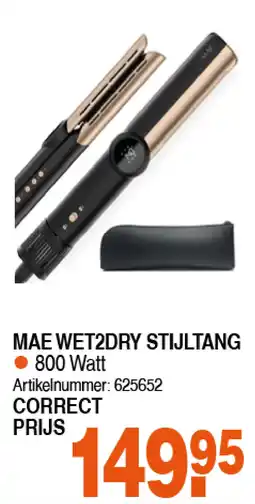 Correct MAE WET2DRY STIJLTANG aanbieding