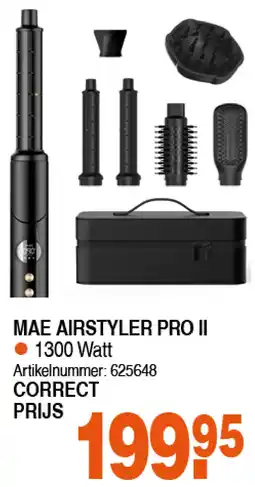 Correct MAE AIRSTYLER PRO Il aanbieding