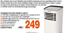 Correct THOMSON THCLIO091E MOBIELE AIRCO aanbieding