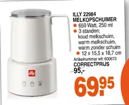 Correct ILLY 22984 MELKOPSCHUIMER aanbieding