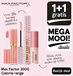 Etos Max Factor 2000 Calorie range aanbieding