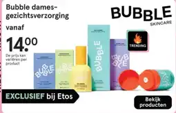 Etos Bubble damegezichtsverzorging aanbieding