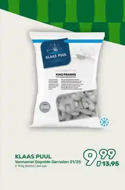 Amazing Oriëntal KLAAS PUUL Vannamei Gepelde Garnalen 21/25 aanbieding