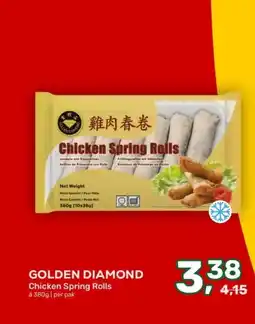 Amazing Oriëntal GOLDEN DIAMOND Chicken Spring Rolls aanbieding