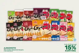 Amazing Oriëntal AJINOMOTO Alle smaken Ajinomoto Gyoza's aanbieding