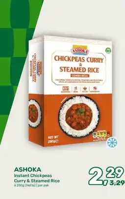 Amazing Oriëntal ASHOKA Instant Chickpeas Curry & Steamed Rice aanbieding