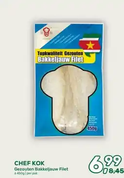 Amazing Oriëntal CHEF KOK Gezouten Bakkeljauw Filet aanbieding