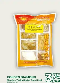 Amazing Oriëntal GOLDEN DIAMOND Shashen Yuzhu Herbal Soup Stock aanbieding