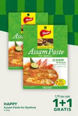 Amazing Oriëntal HAPPY Assam Paste for Seafood aanbieding