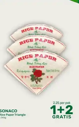 Amazing Oriëntal SONACO Rice Paper Triangle aanbieding