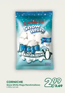 Amazing Oriëntal CORNICHE Snow White Mega Marshmallows aanbieding
