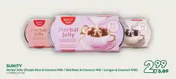 Amazing Oriëntal SUNITY Herbal Jelly (Purple Rice & Coconut Milk/Red Bean & Coconut Milk / Longan & Coconut Milk) aanbieding
