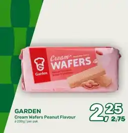 Amazing Oriëntal GARDEN Cream Wafers Peanut Flavour aanbieding