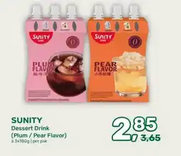 Amazing Oriëntal SUNITY Dessert Drink (Plum/Pear Flavor) aanbieding