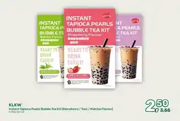 Amazing Oriëntal KLKW Instant Tapioca Pearls Bubble Tea Kit (Starwberry / Taro / Matcha Flavour) aanbieding