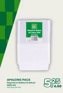 Amazing Oriëntal AMAZING PACK Magnetron Bakken & Deksel 500A Wit aanbieding