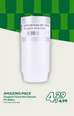 Amazing Oriëntal AMAZING PACK Soepkom Rond Met Deksels PP 250cc aanbieding