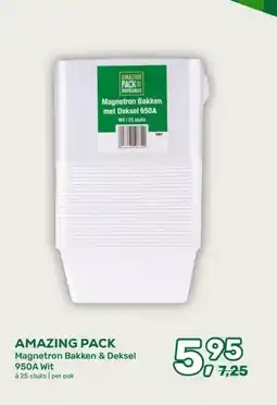 Amazing Oriëntal AMAZING PACK Magnetron Bakken & Deksel 950A Wit aanbieding