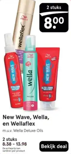 Etos New Wave, Wella, en Wellaflex aanbieding