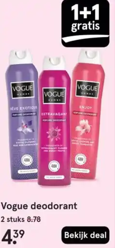 Etos Vogue deodorant aanbieding