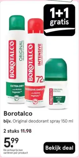Etos Borotalco aanbieding