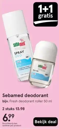 Etos Sebamed deodorant aanbieding