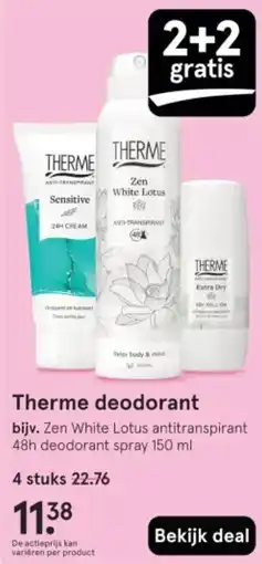 Etos Therme deodorant aanbieding