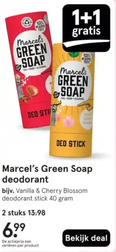 Etos Marcel's Green Soap deodorant aanbieding