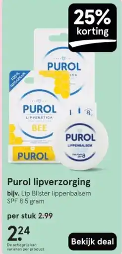 Etos Purol lipverzorging aanbieding