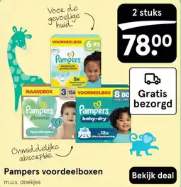 Etos Pampers Voordeelboxen aanbieding