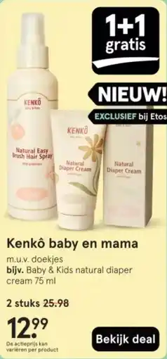 Etos Kenkô Baby en Mama aanbieding