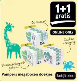 Etos Pampers megaboxen doekjes aanbieding
