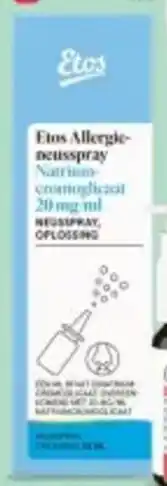 Etos Etos Allergie neusspray aanbieding