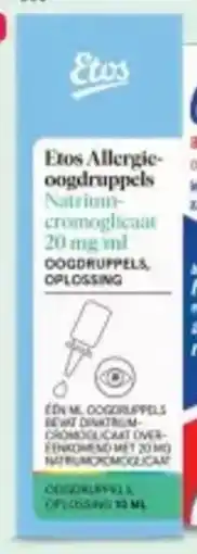 Etos Etos Allergie Oogdruppels aanbieding