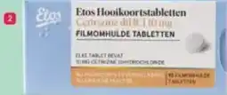 Etos Etos Hooikoortstabletten Cetirizine diHCI 10 mg aanbieding