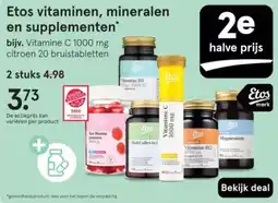 Etos Etos Vitaminen, Mineralen en Supplementen aanbieding