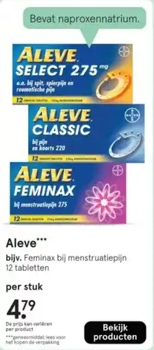 Etos Aleve aanbieding