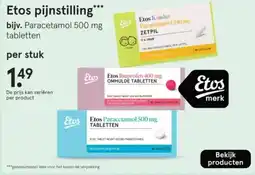 Etos Etos pijnstilling aanbieding