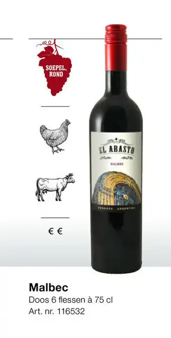 Bidfood Malbec Doos 6 flessen a 75 cl aanbieding