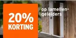 GAMMA op lamellen- geleiders aanbieding