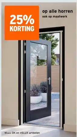 GAMMA op alle horren ook op maatwerk aanbieding