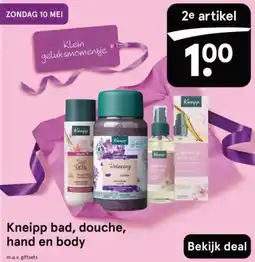 Etos Kneipp bad, douche, hand en body aanbieding