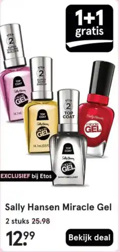 Etos Sally Hansen Miracle Gel aanbieding