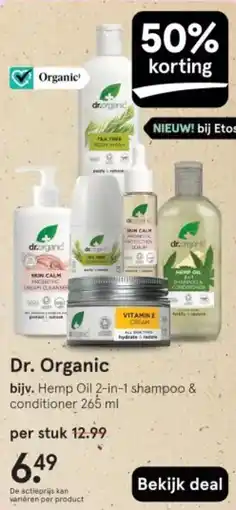 Etos Dr. Organic aanbieding