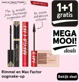Etos Rimmel en Max Factor oogmake-up aanbieding