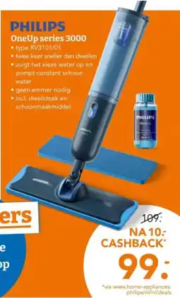 Blokker Philips OneUp series 3000 aanbieding