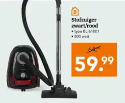 Blokker Stofzuiger Zwart / Rood aanbieding