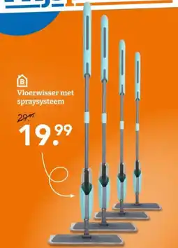 Blokker Vloerwisser met Spraysysteem aanbieding
