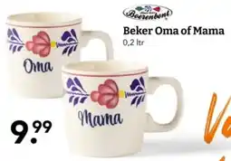 Blokker Beker Oma of Mama aanbieding